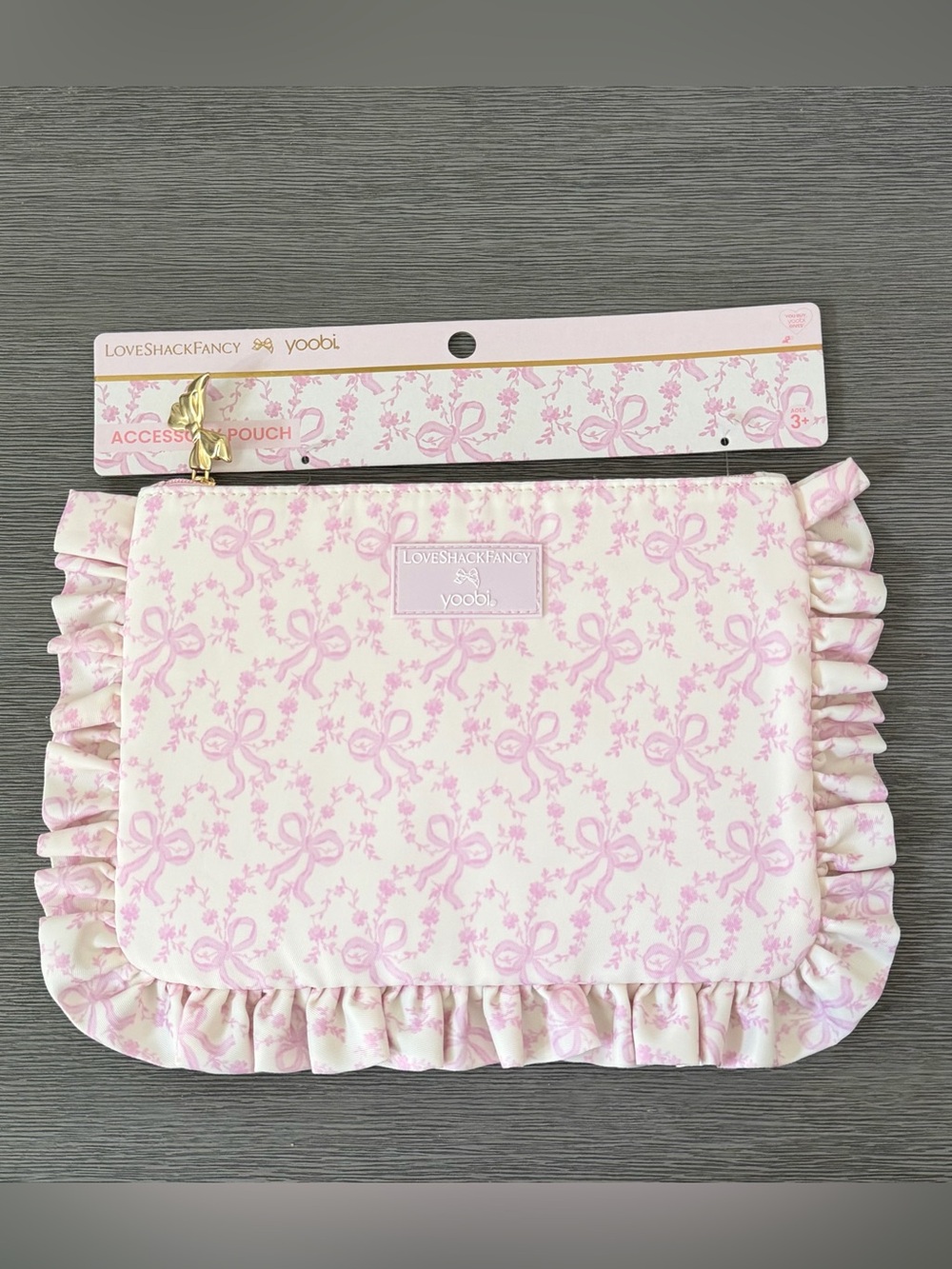 LoveShackFancy × Target bow pouch